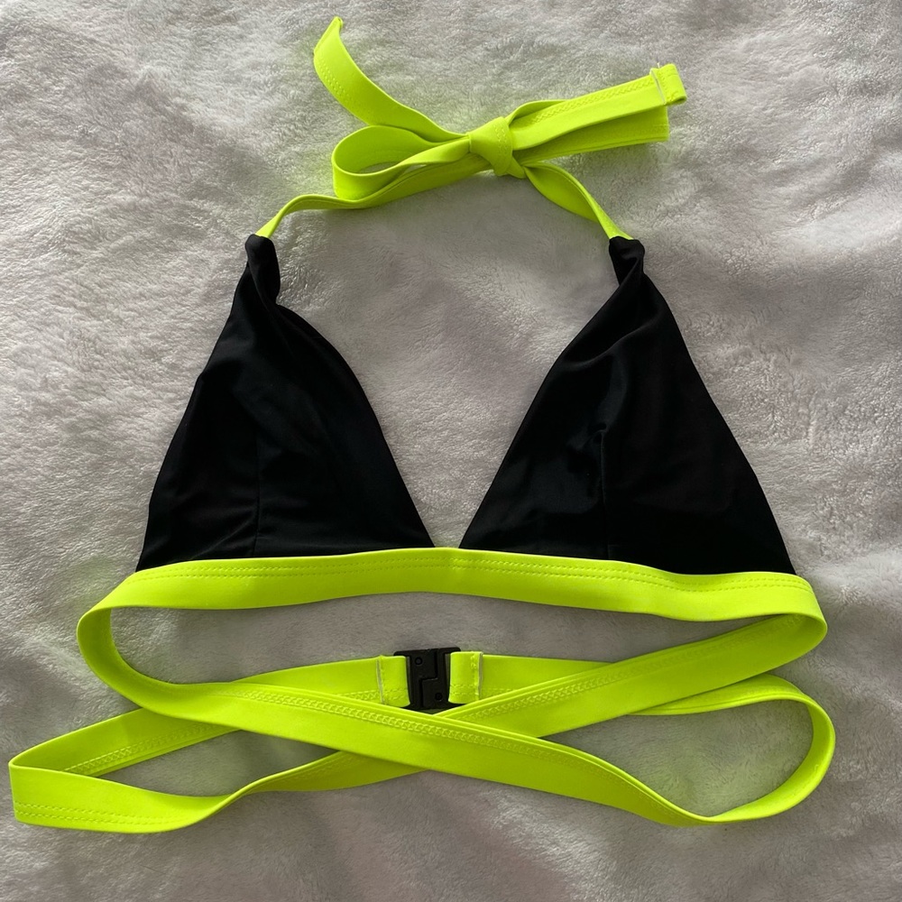 Neon green bikini